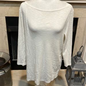 Size XL cream knit top. Worn once. Listing #2734